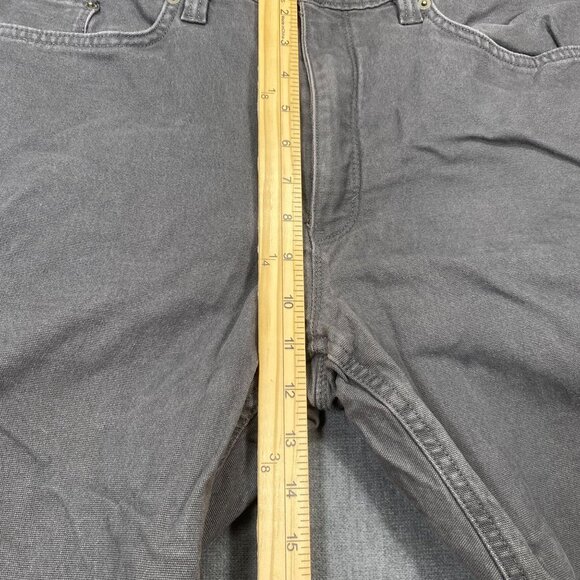 Eddie Bauer Mens Gray Fleece-Lined Straight Fit Pants Size 38x30 - Picture 14 of 16